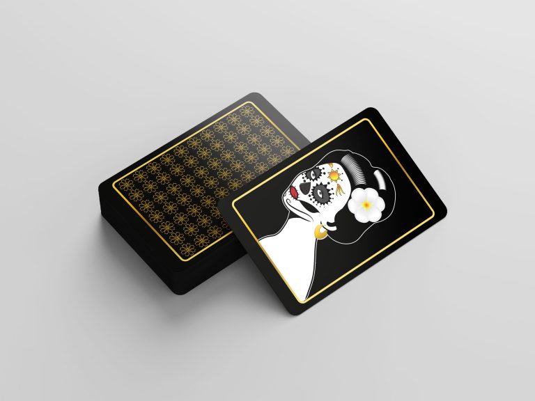Catrina Obake Card Mockup