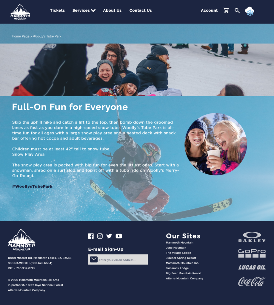 Mammoth Mountain Redesign